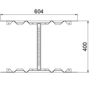 OBO Bettermann - Verbinder für Kabeltragsystem Multifunktionsverbinder LMFV 640 FS für Kabelleiter