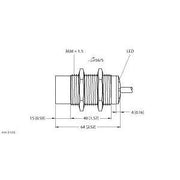 Turck - Induktiver Näherungsschalter Sensor NI20-M30-AD4X induktiv − 1 Stück