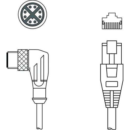Leuze - Konfektioniertes Sensor-Aktor-Kabel Verbindungsleitung KSS GB-M12-#50136188