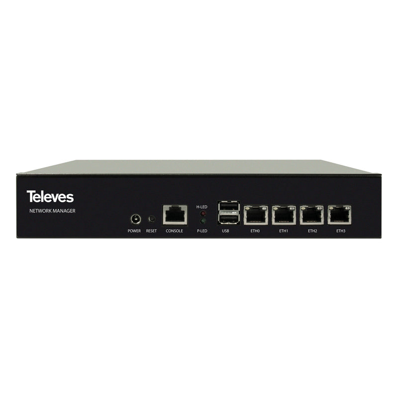 Televes - Netzwerk Router Netzwerkrouter 4GbEth RDATA4 Manager+Firewall