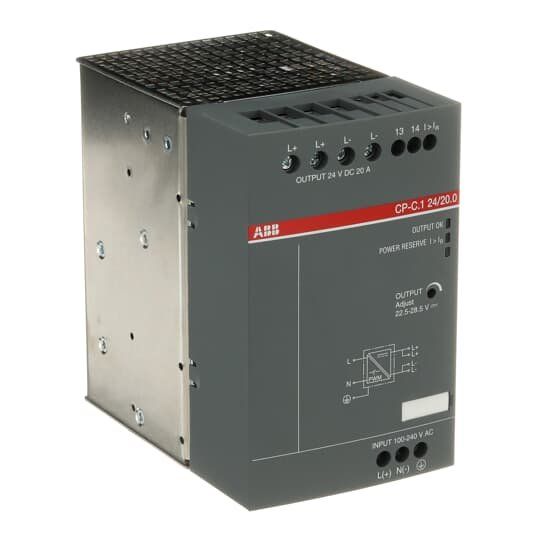 ABB Stotz S&J - Gleichstromversorgung Netzteil CP-C.1 24/20.0 Out:DC 24V/20A