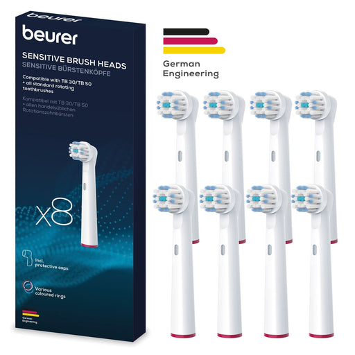 Beurer - Zubehör/Ersatzteile für Körperpflegegeräte Aufsteckbürste TB 30/50 Sens. 8er Mundpflege-Zubehör