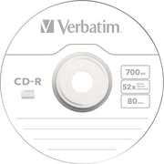Verbatim - Speichermedium digital CD-R 80Min/700MB/52x 43415 (VE10) Slimcase (10 Disc)