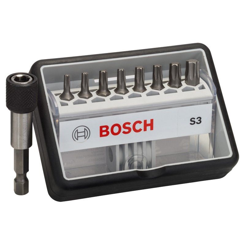 Bosch - Bit-Set 8+1-tlg. Schrauberbit-Set, 2607002562 Robust Line S T