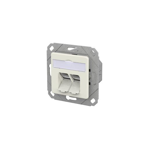 Metz Connect - Kommunikationsanschlussdose Kupfer RJ45 Anschlussdose LSA++ 130E381102-I UPk reinweiß