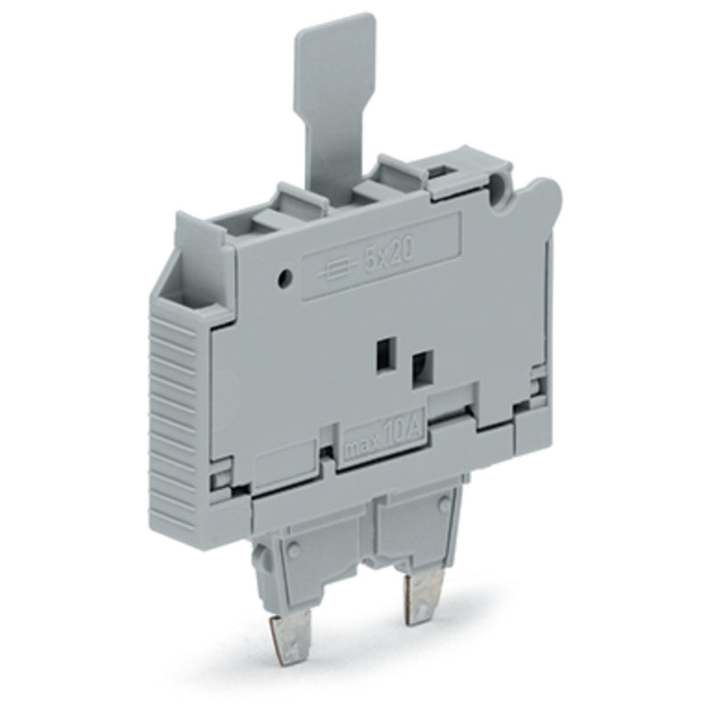 WAGO - Bauelementestecker Sicherungsstecker 2006-911/1000-836 5x20mm,grau − 25 Stück