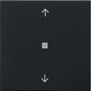 Gira - Abdeckung/Bedienelement für Installationsschalterprogramme Wippe 1-fach 5388005 Schwarz