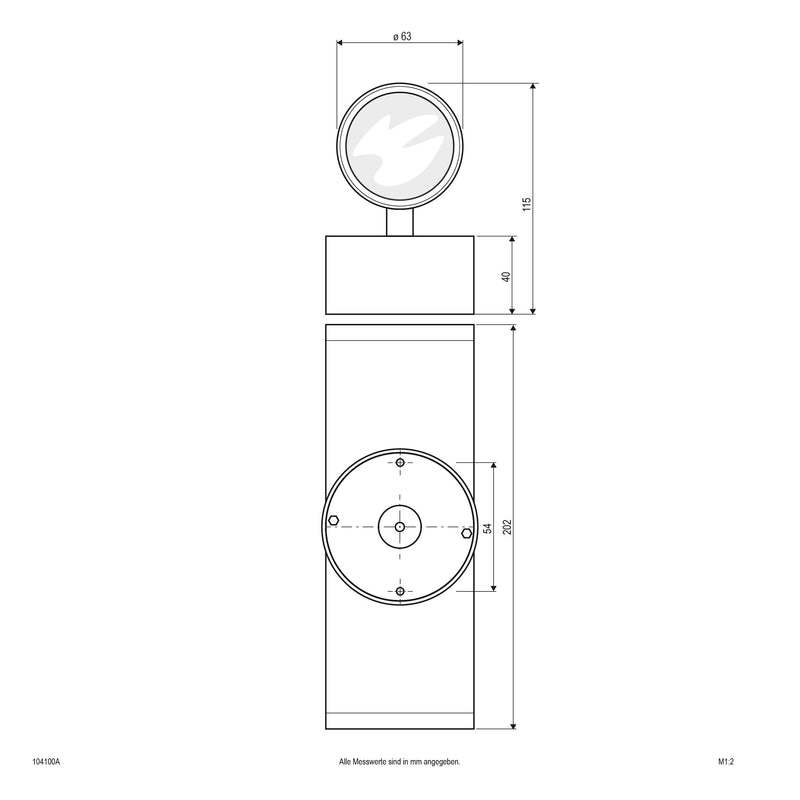 EVN Lichttechnik - Decken-/Wandleuchte Wandleuchte 104100A IP65