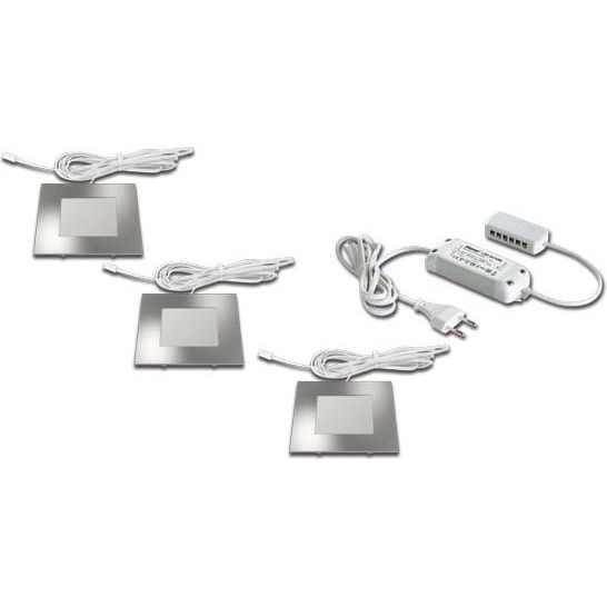 Hera - Downlight/Strahler/Flutlicht 3er-Set LED-Einbauleuchte 61056438003 nw eds +LED24/15W