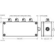 Turck - Passiver Sensor-/Aktor-Verteiler (ohne Leitung) Passiver Aktuator-/Sensor- M11081 Verteiler