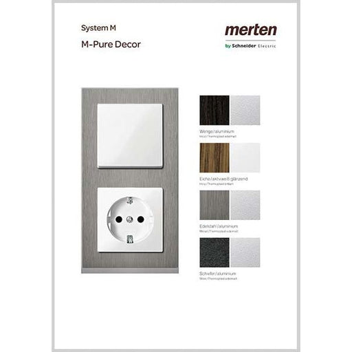 Merten - Zubehör/Ersatzteile für Installationsschalterprogramme Musterkoffermodul MEGMKM010 M-Pure Decor