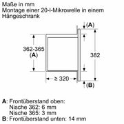Bosch - Mikrowellengerät EB-Mikrowelle BFL523MW3 Serie2