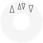 Jung - Zubehör/Ersatzteile für Installationsschalterprogramme Skalenscheibe SKS 1234.10 WW f.Drehschalt.Jalous