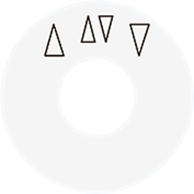 Jung - Zubehör/Ersatzteile für Installationsschalterprogramme Skalenscheibe SKS 1234.10 WW f.Drehschalt.Jalous