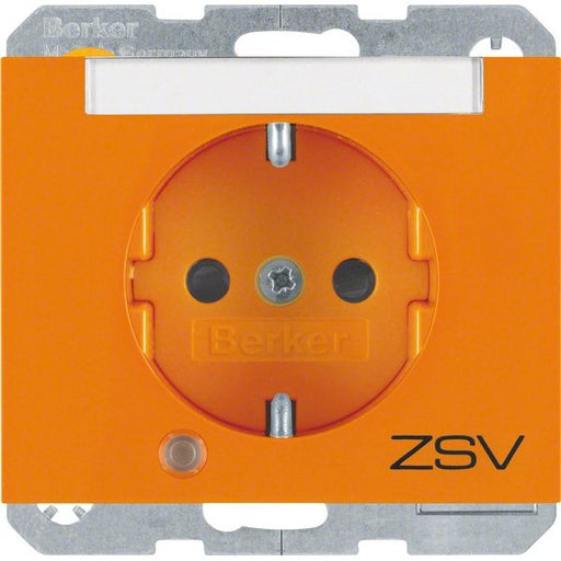 Berker - Steckdose SCHUKO-Steckdose or/gl 41107114 Kontroll-LED