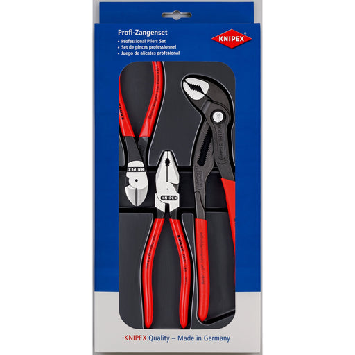 Knipex - Werkzeugset Zangen-Kraft-Paket 00 20 10 3-teilig