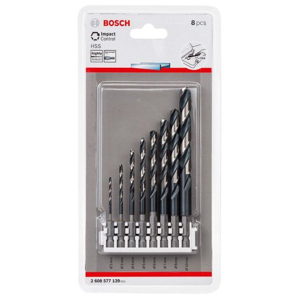 Bosch - Bohrer-Set PRO Metal HSS-G Impact 2608577139 Spiralbohrer Set