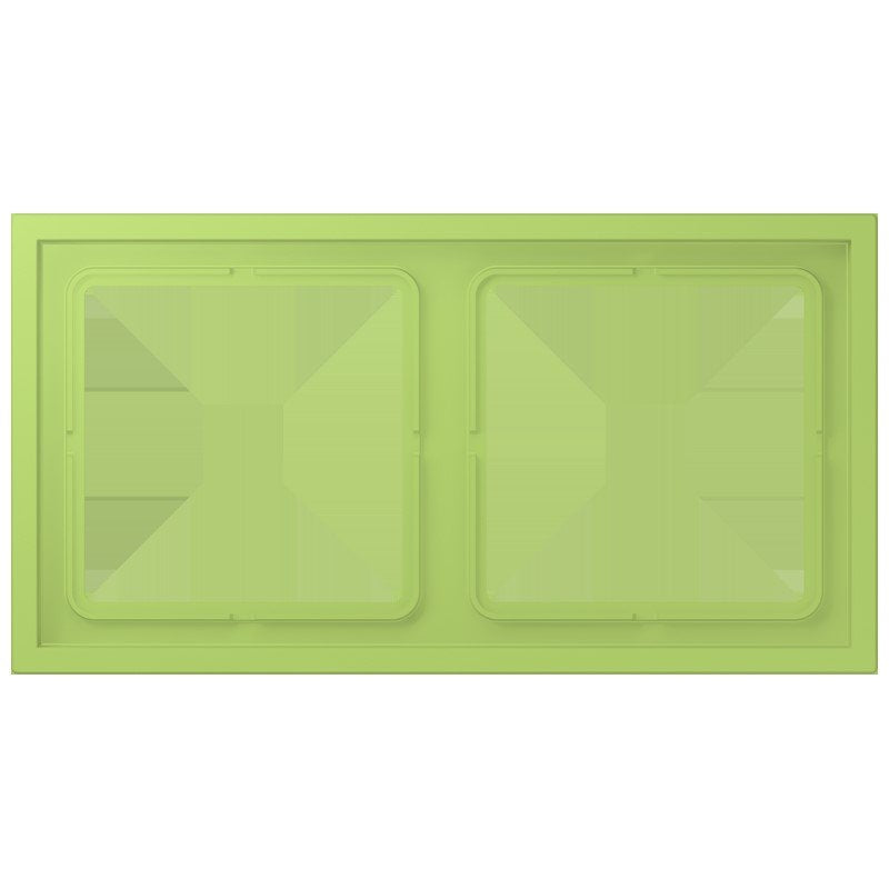 Jung - Abdeckrahmen Rahmen 2-fach LCZ 982 BF 221 vert clair