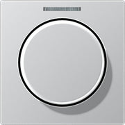 Jung - Abdeckung/Bedienelement für Installationsschalterprogramme Abdeckung für Drehsensor A 1540 KO5 AL aluminium − 1 Stück