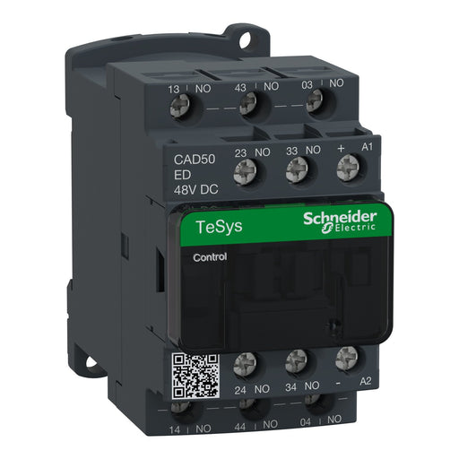 Schneider Electric - Hilfsschütz, Relais Hilfsschütz CAD50ED 5S, 48V DC