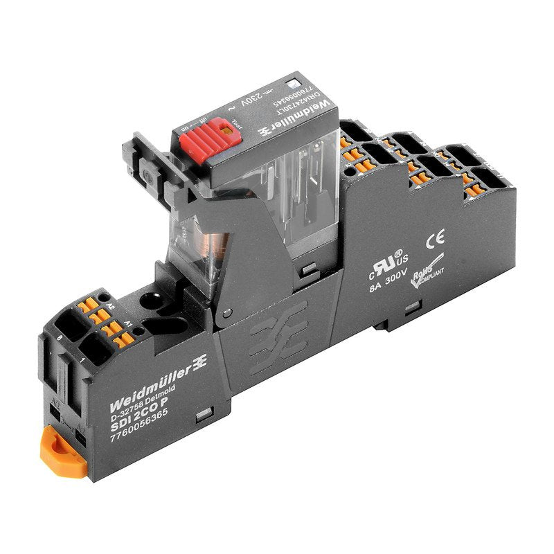 Weidmüller - Schaltrelais Koppelrelais 115VAC DRIKITP11#2576170000 2 Wechsler − 10 Stück