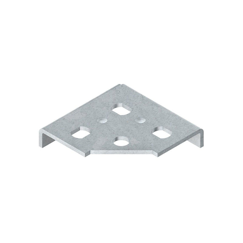 Niedax - Verbinder für Stiel/Profilschiene Eckverbinder EV 30 − 100 Stück