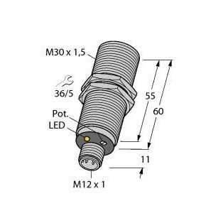 Turck - Kapazitiver Näherungsschalter Kapazitiver Sensor BC10-M30K-AP4X-H1141