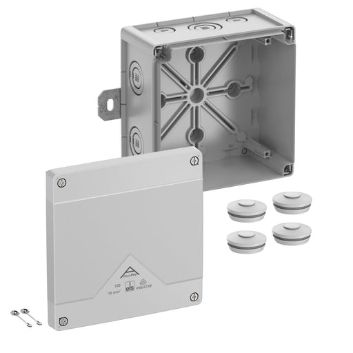 Spelsberg - Dose, Gehäuse für Montage auf der Wand/Decke Abzweigkasten Abox Pro 100 AB-L IP66, max. 10qm