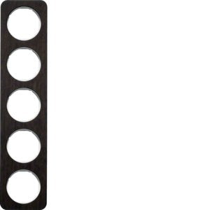 Berker - Abdeckrahmen Rahmen 5-fach 10152359 Eichenholz/plw glanz