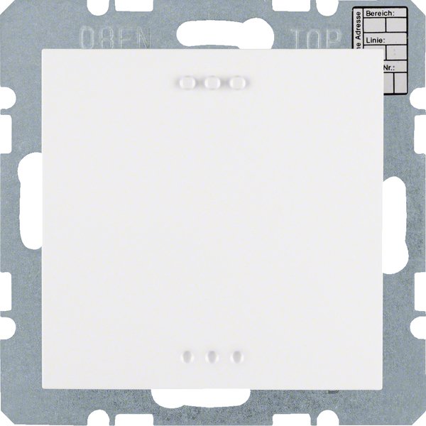 Berker - Bussystem-Raumtemperaturregler KNX-Sensor 75441359 polarweiß glänzend