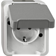 Merten - Steckdose SCHUKO-Steckdose MEG2400-8029 lichtgrau