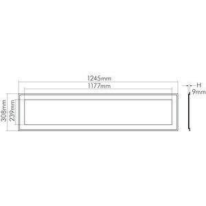 Nobile - Decken-/Wandleuchte LED Panel R2S 1570801143 UGR19 4000K