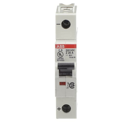 ABB Stotz S&J - Leitungsschutzschalter Sicherungsautomat S201UDC-Z20 14 kA, 20 A, 1P
