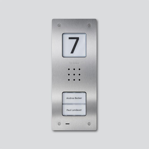 Siedle&Söhne - Türstation für Türkommunikation Audio-Türstation CAU 850-2-0 E Edelstahl gebürstet