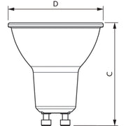 Philips Lighting - LED - Lampe/Multi - LED LED - Reflektorlampe PAR16 MAS LEDspot#39920400 GU10, 927, 36G, dim