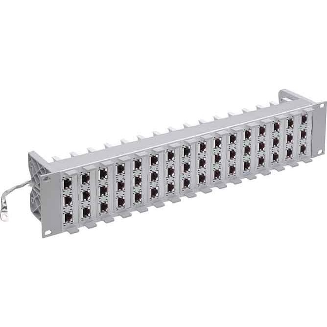 Reichle&De-Massari - Patchpanel Kupfer Patchpanel 2HE Global 509886 Kat6A, bestückt