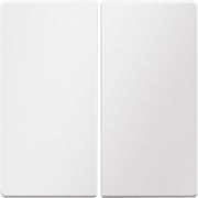 Berker - Abdeckung/Bedienelement für Installationsschalterprogramme Wippen polarweiss, samt 16236089