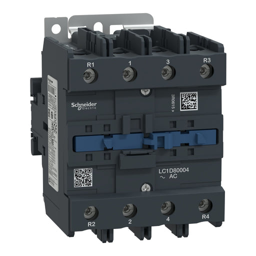Schneider Electric - Leistungsschütz zum Schalten von Wechselstrom Leistungsschütz LC1D80004U5 4-polig