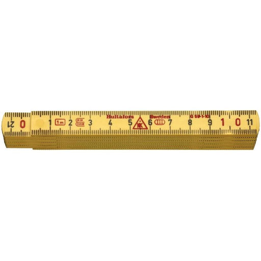Hultafors - Gliedermaßstab Glasfasergliedermassstab G59-1-10 -mm- 1m − 10 Stück