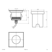 EVN Lichttechnik - Bodeneinbauleuchte LED-Bodeneinbauleuchte PCS67140902 IP67
