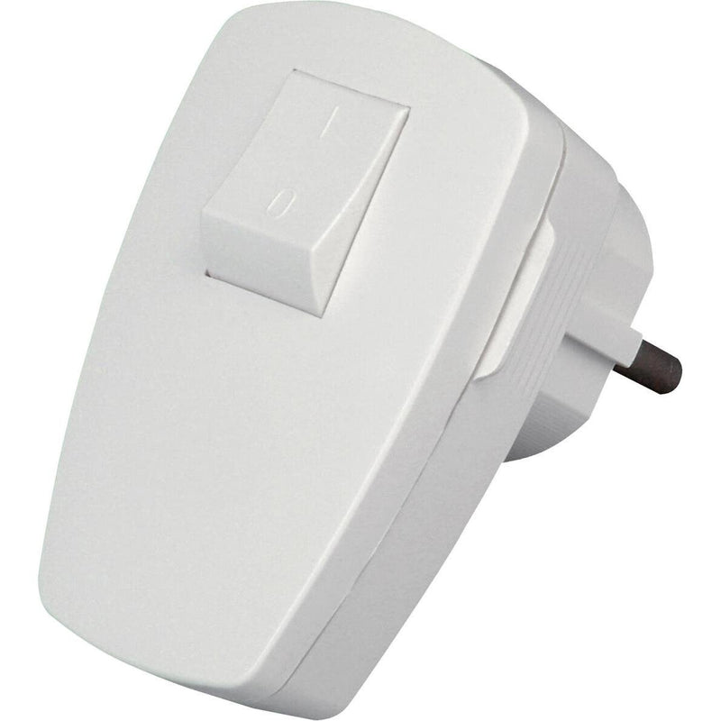 Kopp - Schutzkontaktstecker Schutzkontakt-Stecker 170402006 mit Schalter − 10 Stück