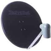 TechniSat - Satellitenantenne Offset-Spiegel aus Alu SATMAN1385/1644 850 Plus gr