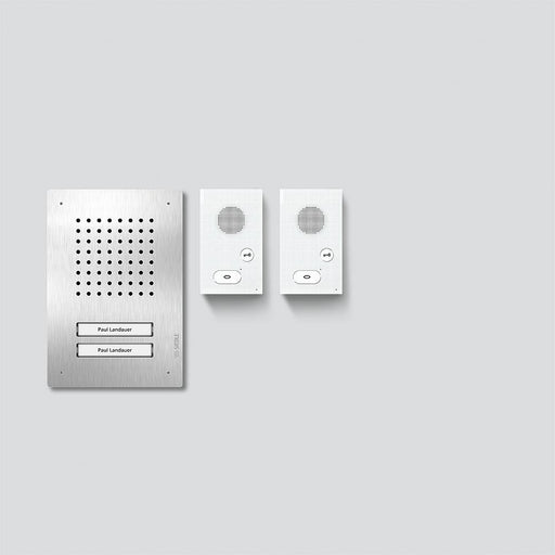 Siedle&Söhne - Türsprech-Set Audio-Set Siedle Classic SET CLAB 850-2 E/W Edelstahl/Weiß
