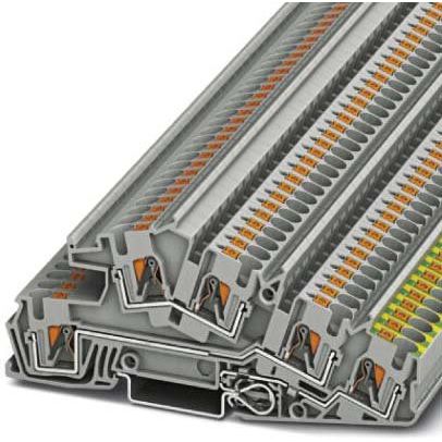 Phoenix Contact - Installations-Etagenklemme Inst.schutzleiterklemme PTI 4-PE/L/L 0,2-6qmm