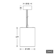 LTS Licht&Leuchten - Pendelleuchte BTN-PA303.930.SPD.si 930, DALI, si