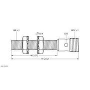Turck - Induktiver Näherungsschalter Sensor BI1.5EG08AP6XH1341 induktiv