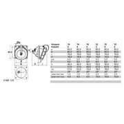 Bals Elektrotech - CEE-Anbausteckdose (IEC 60309) Anbausteckdose geneigt 16A 120027 4p >50V 2h IP67