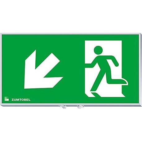 Zumtobel Group - Piktogramm für Not-/Hinweisleuchte Rettungszeichen PURESIGN150#22900419 AW/EW RZ-1LU ERI