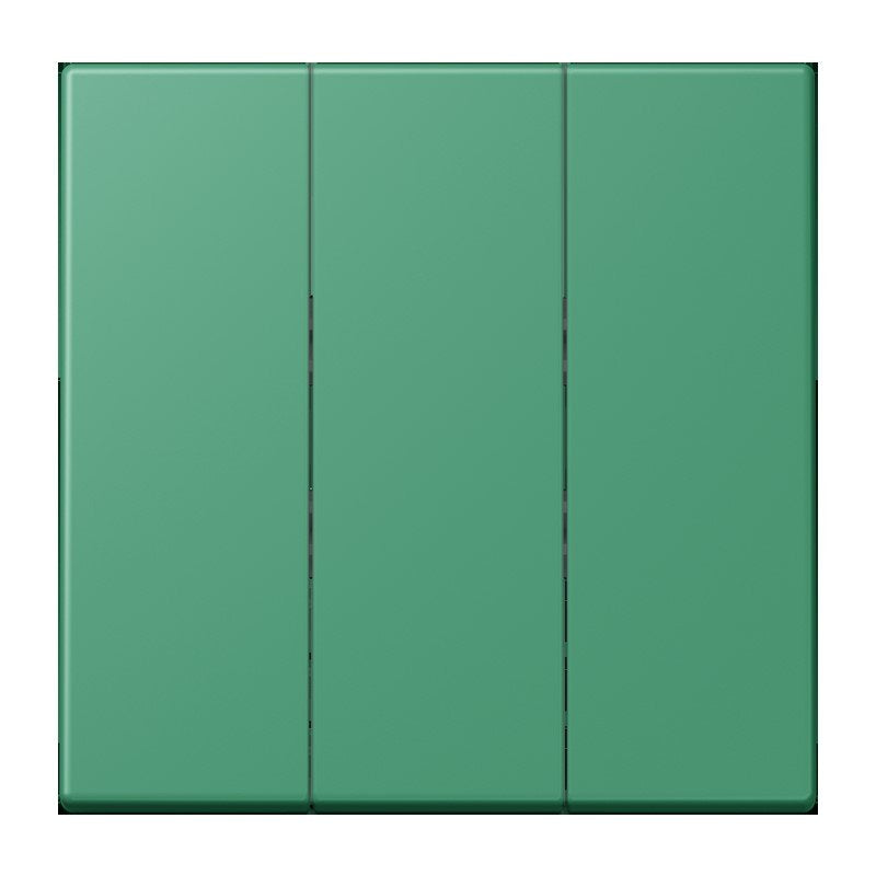 Jung - Abdeckung/Bedienelement für Installationsschalterprogramme Wippe 3fach LC 993 BF 250 vert 59 (4320G)