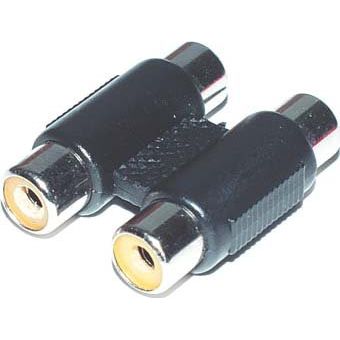 E+P Elektrik - Koax-Kupplung Cinch-Doppelkupplung GS 94 LOSE 2xCinch,sw